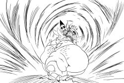 cog_(toontown) cracked_floor cracks duo fat overweight pencil rabbit sketch_page toontown_online toontown_rewritten toony toony_expression