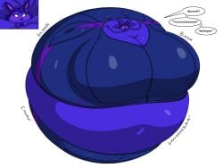 big_breasts blueberry_inflation breasts dawnthesylv eeveelution huge_breasts lj_caffie nintendo pokémon_(species) pokemon spherical_inflation sunken_head sunken_limbs sylveon thick_thighs wide_hips