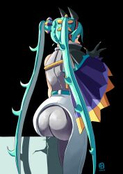 1girls ass automatic_giraffe big_ass big_butt crossover fat_ass female female_only hatsune_miku hatsune_miku_(dragon-type_trainer) hi_res huge_ass huge_butt large_ass light-skinned_female light_skin pokemon project_voltage tagme thick_ass twintails vocaloid