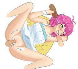 1girls 2d 3boys ass bakudon blush cum cum_in_mouth cum_in_pussy cum_inside cum_on_body cum_on_face cum_on_hair cumshot dress ejaculation foursome green_eyes handjob harpy_(puyo_puyo) penis pink_hair puyo_puyo short_hair spread_legs thighs wings