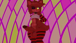 1boy 3d anthro balls ballsack big_balls big_penis blender blender_(software) cally3d cock dick femboy fexa fexa_(cryptia) five_nights_at_freddy's fnaf foxy_(cally3d) foxy_(fnaf) foxy_(zanicart) fredina's_nightclub genitals glans humanoid_genitalia humanoid_penis looking_at_viewer male_only penis petru red_body red_hair red_skin stockings testicles yellow_eyes