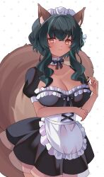 busty huge_breasts indie_virtual_youtuber maid maid_outfit maid_uniform milf sif_avellana sifavellana squirrel tanned virtual_youtuber vtuber