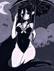 1girls adventure_time female goth long_hair marceline megrocks one-piece_swimsuit solo vampire vampire_girl