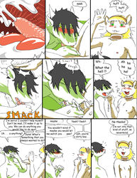 anthro comic crossdressing dragon feline fur furry lizard oral reiger scalie