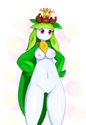 breasts humanoid lilligant plant_girl plant_humanoid pokémon_(species) pokemon pussy tagme weeacactus