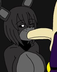 blowjob emo fellatio female five_nights_at_freddy's five_nights_at_freddy's_2 five_nights_in_anime goth shadow_bonnie shinagawasama