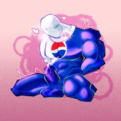 balls big_pecs bondage cock crussyforgussy dick male male_only muscular muscular_male orgasm_denial pecs pectorals pepsi pepsi_man pepsiman precum solo solo_focus solo_male solo_male tied_up