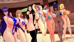 7girls akiyama_rinko android_18 big_breasts big_thighs bikini_top black_hair blonde_hair blue_archive breasts brown_hair busty codeyumi dark-skinned_female dark_skin dragon_ball female female_only genshin_impact huge_breasts huge_thighs karin_(blue_archive) koikatsu large_breasts large_thighs light-skinned_female light_skin lisa_(genshin_impact) long_hair mature_female milf momo_yaoyorozu multiple_females multiple_girls my_hero_academia navel navel_piercing pokemon purple_hair red_hair senran_kagura skyla_(pokemon) sling_bikini slingshot_swimsuit swimsuit taimanin_(series) thick_thighs thighs voluptuous yumi_(senran_kagura)