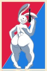 anthro big_ass bubble_butt huge_ass kuroinsolitude male_only thick_thighs wide_hips