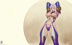 1girls big_breasts breasts female isabella_valentine short_hair showing_breasts soul_calibur themaestronoob