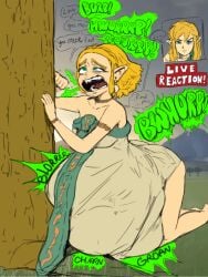 1boy 1girls after_vore big_belly blonde_hair breasts breath_of_the_wild burping color colored dress earrings elf english_text implied_vore link_(breath_of_the_wild) ltaf pointy_ears post_vore princess_zelda same_size_vore stomach_bulge tagme tears_of_the_kingdom the_legend_of_zelda thick_thighs unseen_character vore zelda_(tears_of_the_kingdom)