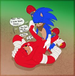 1cuntboy 2boys andromorph anthro cuntboy cuntboy/male dialogue echidna gay hedgehog hesitant intersex intersex/male knuckles_the_echidna male_only pussy size_difference sonic_(series) sonic_boom sonic_the_hedgehog sonic_the_hedgehog_(series) vagina vaginal vaginal_penetration vaginal_sex