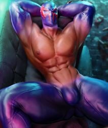 1boy abs bulge flaccid kodogasai male male_only marvel miguel_o&#039;hara muscles solo spider-man spider-man:_across_the_spider-verse spider-man_(series) spider-man_2099 suit tight_clothes