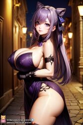 keqing (genshin impact) from genshin impact by viralcat