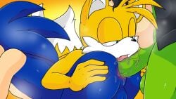 anal anal_insertion anal_sex gay licking_penis scourge_the_hedgehog sonic_(series) sonic_the_hedgehog sonic_the_hedgehog_(archie) sonic_the_hedgehog_(comics) tagme tails tinydevilhorns yaoi