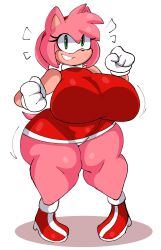 amy_rose big_breasts breasts dork_boi furry huge_breasts lewd_dorky sonic_(series) sonic_the_hedgehog_(series) thick_thighs wide_hips