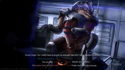 2011 alien armor balls erection krogan male male_only mass_effect mass_effect_2 masturbation penis tagme todex urdnot_grunt