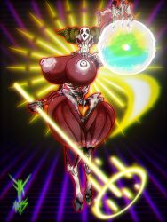 angel big_breasts big_butt big_thighs black_eyes bone dr._juvenile freddyker furry furry_female furry_only goat gore horns mask massive_ass massive_breasts massive_thighs muscular muscular_female neon_lights no_more_heroes pain red_eyes skeleton video_games white_sheepman