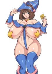 anzu_mazaki big_breasts clothed condom dark_magician_girl dd41023237 dd_(artist) female mazaki_anzu pasties revealing_clothes skimpy_clothes sweatdrop tagme tea_gardner thick_thighs useless_clothing yu-gi-oh!