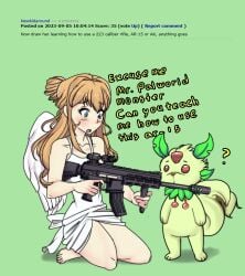 ar-15 gun lifmunk mr.sir_69 pal_(species) palworld rule_34_comment safebooru safebooru-tan self_upload site-tan