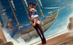 black_boots boots captain_amelia disney female high_heel_boots themaestronoob thigh_boots treasure_planet