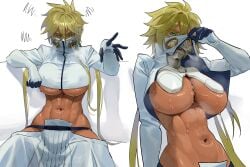 1girls bleach breasts busty child_bearing_hips curvaceous curvy exhibitionism female female_focus female_only huge_breasts looking_at_viewer nia4294 nia_(nia4294) seductive solo solo_female thick thick_ass thick_thighs tia_harribel voluptuous wide_hips