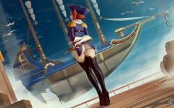 black_boots boots captain_amelia disney female high_heel_boots themaestronoob thigh_boots treasure_planet