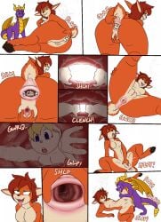 1boy 2024 2girls ahe_gao anal_insertion anal_vore anthro anthro_on_anthro anthro_only bianca_(spyro) blonde_hair body_exploration breasts clitoris comic cum cumming dragon ejaculation elora endosoma english english_text extreme_size_difference faun female female/female furry furry_only gaping gaping_anus giant giantess giantess-fan-comics ginger green_eyes hooves internal larger_female larger_male living_butt_plug living_insertion living_sex_toy livinlovindude long_ears looking_at_viewer macro male male/female masturbating masturbation micro micro_on_macro midriff minigirl onomatopoeia open_mouth orange_body orange_fur orgasm penetration penis pink_anus plain_background purple_body purple_eyes pussy_juice red_hair sex size_difference smaller_female spread_anus spread_legs spread_pussy spyro spyro_the_dragon straight text urethra vore white_background wings yellow_body yuri