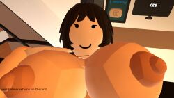 black_hair breasts female female_only nipples rec_room rec_room_avatar recroom recroom-nsfw