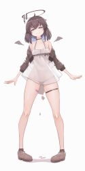 black_hair blue_eyes bob_cut genek looking_at_viewer open_jacket panties petite petite_body petite_female see-through see-through_clothing slim_waist smiling_at_viewer teenager thick_thighs wide_hips wings