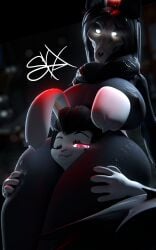 2girls 3d 3d_(artwork) bunny_ears bunny_girl elina_(skxxelliot) furry head_between_thighs mal0 malo portrait scp-1471 scp-1471-a scp_foundation skelexx skxx_elliot tagme thick_ass thick_thighs thigh_gap thigh_squish thighs