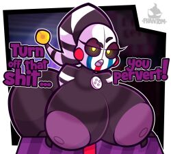 big_ass big_breasts female female_only five_nights_at_freddy's huge_ass huge_breasts inverted_nipples marionette_(fnaf) nude phantomsempai pov puppet_(fnaf) robot robot_girl security_puppet_(fnaf)