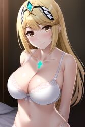 ai_generated blonde_hair breasts core_crystal dumi female female_only mythra nai_diffusion nintendo solo stable_diffusion tagme xenoblade_(series) xenoblade_chronicles_2