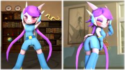 anthro aquatic_dragon blush dragon female female_protagonist freedom_planet freedom_planet_2 half-closed_eyes looking_at_viewer looking_back_at_viewer sash_lilac tbwinger92 video_games water_dragon winking_at_viewer