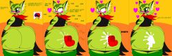 ahe_gao anthro blush carol_tea comic cum cum_inside dialogue english_text feline female female_protagonist freedom_planet freedom_planet_2 heart-shaped_pupils male mike437 oc wildcat