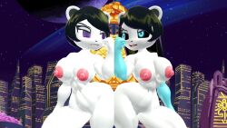 anthro female female_protagonist freedom_planet freedom_planet_2 isdis_(silverteam2017) neera_li nude nude_female oc panda recolor silverteam2017 video_games