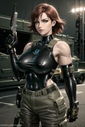 ai_generated athletic athletic_female big_breasts meryl_silverburgh metal_gear metal_gear_solid tagme