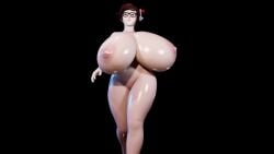 1girls 3d 3d_animation alternate_breast_size animated areolae barefoot big_areola big_nipples blizzard_entertainment bouncing_breasts breasts_bigger_than_head breasts_bigger_than_torso brown_hair completely_nude completely_nude_female enormous_breasts eyewear female female_only female_solo full_body gigantic_breasts glasses huge_breasts human human_female human_only hyper_breasts jiggle massive_breasts mei_(overwatch) naked naked_female nipples nude nude_female overwatch short_playtime shorter_than_30_seconds shorter_than_one_minute solo solo_female solo_focus spookieshade tagme thighs top_heavy vagina video walking