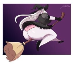 artjwink big_ass big_breasts breasts bubble_butt high_heels huge_ass jwinkz thick_thighs wide_hips witch witch_hat