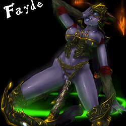 breasts fayde_(heroes_of_newerth) heroes_of_newerth nipples oekaki pubic_hair tagme vaginal_penetration