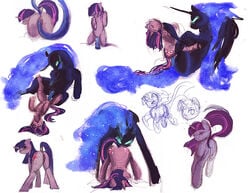 anal anal_sex anus ass_up black blush cunnilingus dildo double_dildo equine female feral friendship_is_magic green_eyes hasbro horn horse iram kneeling looking_back my_little_pony nightmare_moon_(mlp) oral oral_sex pegacorn penetration pony presenting princess_luna_(mlp) purple purple_hair pussy pussy_juice sex sex_toy spread_legs spreading twilight_sparkle_(mlp) unicorn vaginal_penetration white_background wings yuri