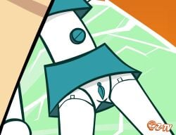 android clitoris crop_top jenny_wakeman my_life_as_a_teenage_robot parody pussy robot robot_girl skirt upskirt vulva white_body xj9 zone