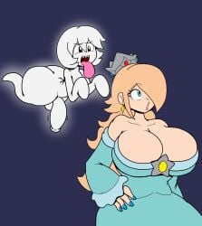 1boy 1girls 2023 2d ass balls boo_(mario) bottom_heavy breasts clothed clothing cock dick duo erection female femboy fully_clothed ghost ghost_boy huge_cock humanoid hung_trap light-skinned_female light_skin male mario_(series) nintendo nsfw outside pale-skinned_female pale_skin penis poopishness princess_rosalina simple_background skindentation solid_color_background spooky super_mario_galaxy thick_thighs wide_hips