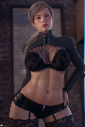 1girls 2xp_studios abs big_breasts blonde_female blonde_hair blue_hair breasts cassie_cage curvy curvy_female curvy_figure female female_focus fishnet_shirt fishnets light-skinned_female looking_at_viewer mortal_kombat mortal_kombat_11 mortal_kombat_x netherrealm_studios outdoors pizz3d puzz3d solo solo_female stockings thighs wide_hips