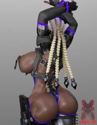 3d big_ass big_breasts big_butt body_modification brainwashing capturecunt_(ibex) dark-skinned_female dark_skin dolores_(kof) drone droneification high_heels hypnosis ibex-cg king_of_fighters mind_break mind_control submissive submissive_female