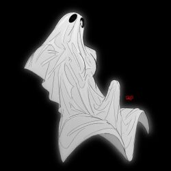 1boy bara barazoku erection gay ghost ghost_boy ghost_penis halloween hard_on hi_res highres holidays looking_at_viewer male male_focus male_only manly padeliciouss/dantesrealm solo solo_male yaoi