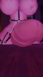 1futa 3d animated balls big_breasts black_hair clothing erection futa_only futanari goth mp4 nipples no_sound penis solo standing tagme video virtualahri vr vrchat