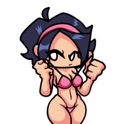 asian_female edit female female_only friday_night_funkin hips nene_(newgrounds) newgrounds oofts pink_bikini tagme white_eyes