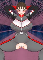 creople cutout large_breasts midorikawa_mai mostly_clothed thick_thighs ubikitas ultraman_(franchise)