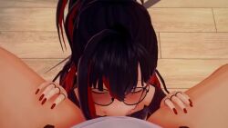 3d animated blowjob glasses long_hair loop looping_animation male_pov mika_melatika nijisanji nijisanji_indonesia oral painted_nails pov rrazznsfw tagme video virtual_youtuber